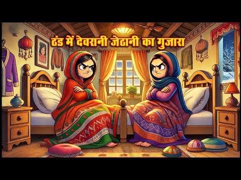 ठंड में देवरानी सोए AC मैं जेठानी सोए हीटर में | Hindi Stories | Moral story| Saas Bahu ki Kahaniya