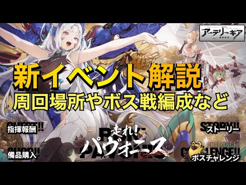 【アーテリーギア】新イベント解説。おすすめ周回場所やニャンボー大統領戦低レア編成など【アテギア】