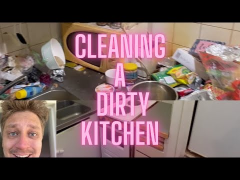 Kitchen Cleanup: FROM CHAOS TO CLEAN! | Free cleaning for a follower.