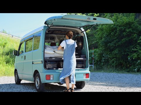 Minivan Life | Okinawa, Japan | Cooking in a Camper Van | Car Camping