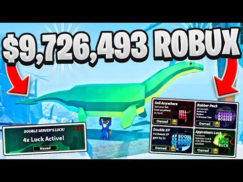 I SPENT $9,726,493 ROBUX TO GET THE BEST FISH IN ROBLOX FISCH