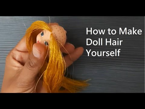 How to make Doll Hair Yourself : Barbie Makeover Hacks : Hairstyles | Easy Hairstyles