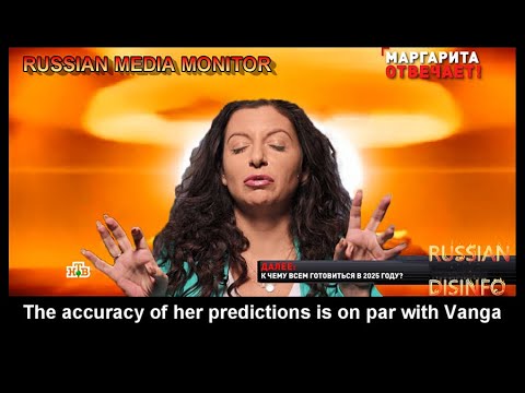 Margarita Simonyan delivers her New Year's predictions