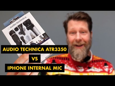 3 reasons why Audio Technica atr3350xis is better than the iPhone internal microphone