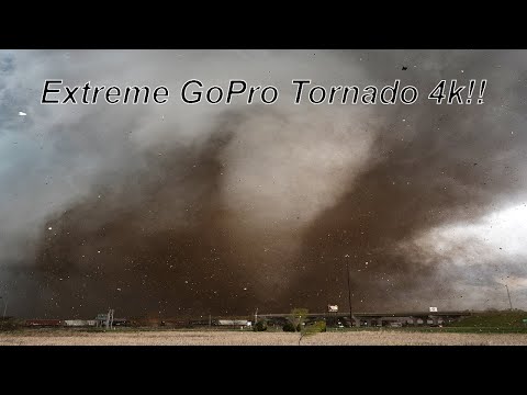 INSANE GOPRO TORNADO VIDEO!! - Debris Raining Down Lincoln, Nebraska 4/26/2024