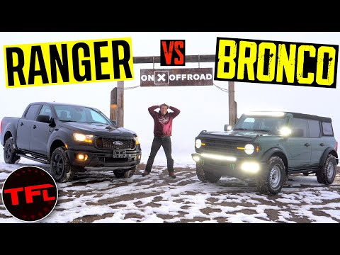 Ford Bronco vs Ford Ranger Muddy Off-Road Test: Only One Makes It!