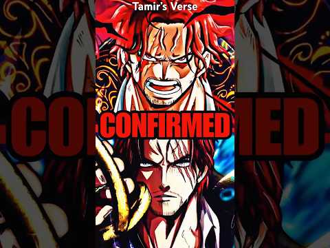 The GREATEST Shanks Theory Has Just Been Confirmed! #anime #onepiece #luffy #shorts