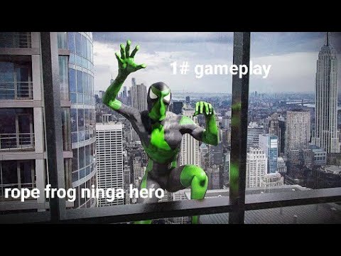 exploring the city in rope frog ninga hero [ GAMEPLAY #1 ] #gaming #city #ropefrogninjaherogameplay