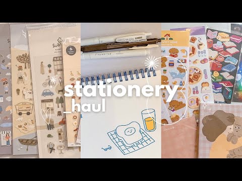 🍞 shopee stationery haul | study planner, korean stickers, japanese stationery, and more!