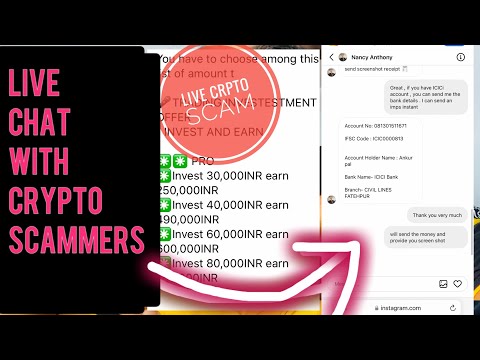 LATEST CRYPTO SCAM | BITCOIN | LIVE CHAT WITH SCAMMERS