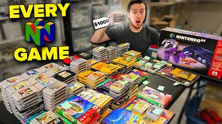 Buying EVERY Nintendo 64 Game