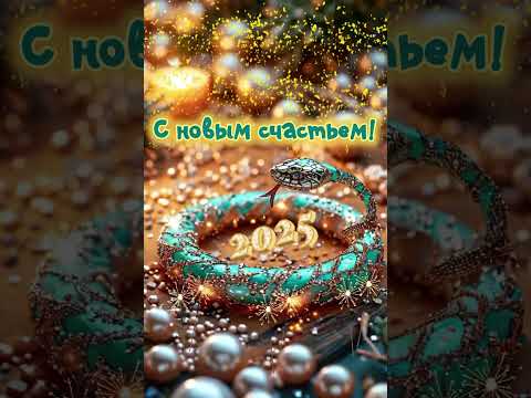 С Новым годом! С новым счастьем! #новыйгод #пожеланиясдобрымутром #зима #сновымгодом2025