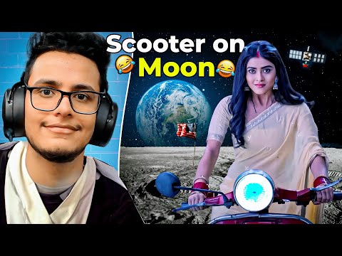 She Went to Moon on Scooter😂- Indian TV Serials are so Stupid