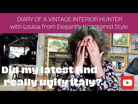 Weekly Vintage Haul Week 8 - vintage interiors hunting in Palermo