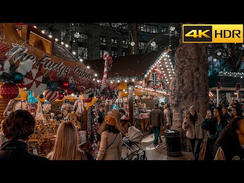 🎅🏼 London's First Christmas Markets of 2024 🎄Leicester Square and Southbank Markets [4K HDR]