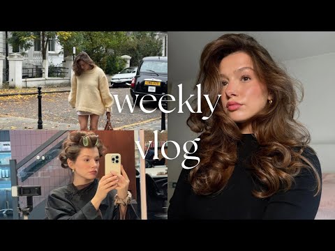 weekly vlog | getting Matilda Djerf bangs, autumn days out in London + lots of self care