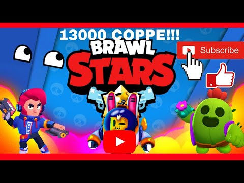 Gioco per arrivare a 13000 COPPE! (nn riesco mi fermo a 12952 coppe)-BRAWL STARS ITA