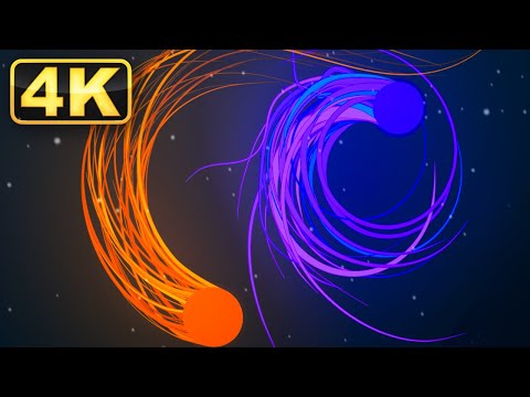 4K Abstarct Colorful Jellyfish Screensaver with Calming Meditation Music!