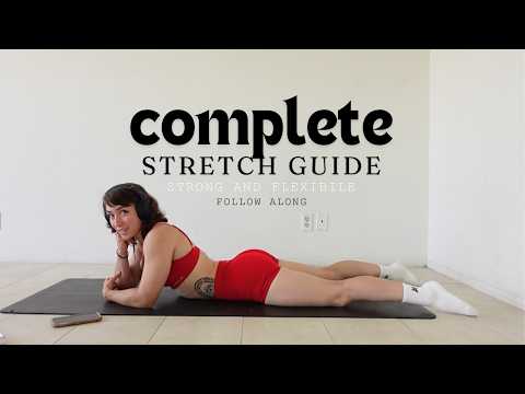 COMPLETE STRETCHING GUIDE || beginner& intermediate follow along