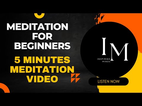 Beginners Meditation video for peace of mind in English I Self Healing and Meditation Video