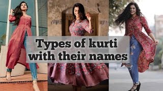 Latest Types of kurti with names 2021 for womens