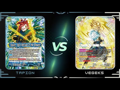 Tapion vs Vegeks :Dragon Ball Super Masters Set 24 Locals