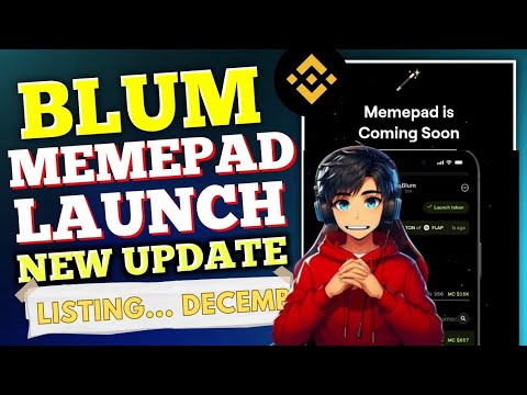 BLUM Memepad Launch | Blum Mining Memepad Update | Blum Listing Update