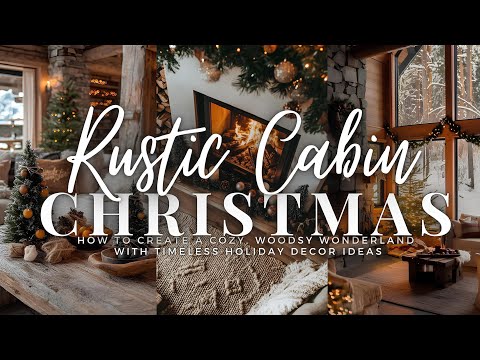 Rustic Cabin Christmas: How to Create a Cozy, Woodsy Wonderland with Timeless Holiday Decor Ideas 🪵🎄