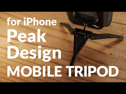 Peak Design MOBILE TRIPOD, the most powerful MagSafe tripod for iPhone, shot with Fujifilm's X-S20.