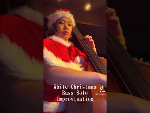 🐣My double bass progress🐣 #whitechristmas #chrismas2023 #jazz #improvisation #basssolo