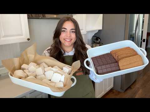 Making the Perfect S'mores with Homemade Graham Crackers and Marshmallows!