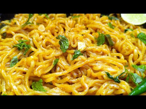 Spicy Maggie Masala Recipe -Chinese Maggie Recipe-Street Style Maggie Masala in telugu