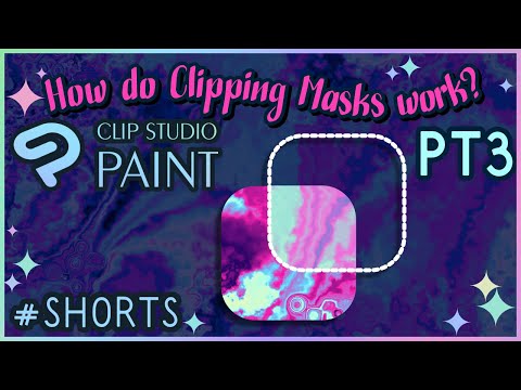 How do Clipping Masks Work in Clip Studio Paint ✦ Part 3 #shorts