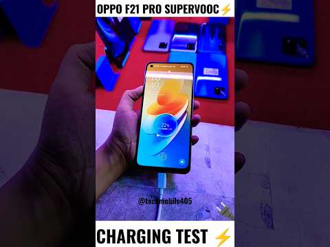 OPPO F21 PRO SUPERVOOC ⚡CHARGING 🔌 TEST 📱📱🔌⚡ #techmobile #trending #chargingtest #shortsfeed