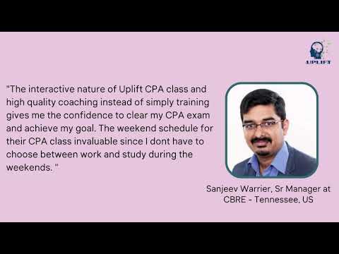 Why should you study CPA with Uplift Pro ?  Know from Uplift CPA  students.