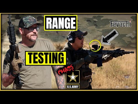 On the range with Army Veterans | Testing equipment