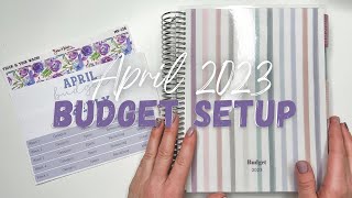 April Budget With Me | Budget Planner | Sara Marie Stickers