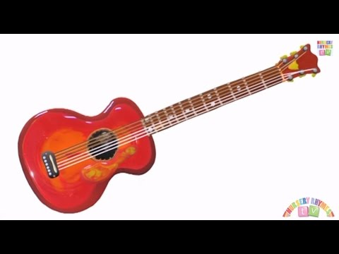 *GUITAR* | Musical Instruments | Nursery Rhymes TV | Music For Kids