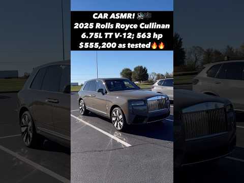 CAR ASMR: Is the 2025 Rolls Royce Cullinan Series II the Ultimate $550k SUV??