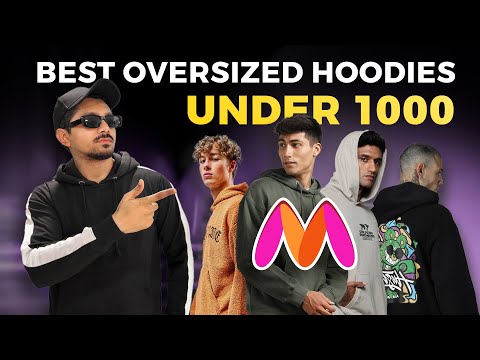 Myntra's Top 10 Oversized Hoodies For Men That Will Change Your Wardrobe Game!