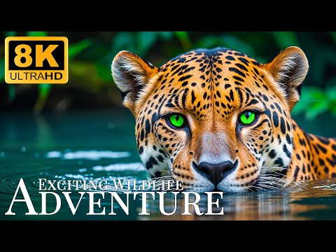 Exciting Wildlife Adventure 8K ULTRA HD 🐾 Relaxing Wildlife Film With Inspiring Piano Sound