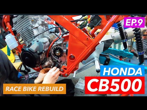 Honda CB500 race bike build (part 9) rebuild pc32 Thundersport racing spec