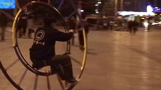 Big Wheel Bike Cycling Kunming Yunnan Province China Asia