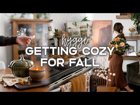 GETTING COZY FOR FALL 🍂 | Minimal Autumn Decor, Pumpkin Coffee & Baking Muffins