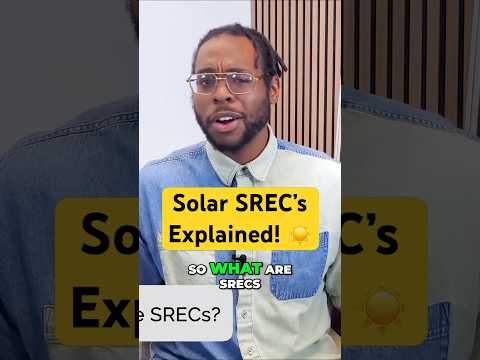 What are the SRECs? #SREC #SolarSREC #renewableenergycertificates