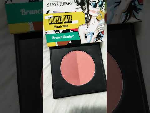 sq saty quirky double  date blush duo under 200#youtube #makeup #shortvideo # short #blush