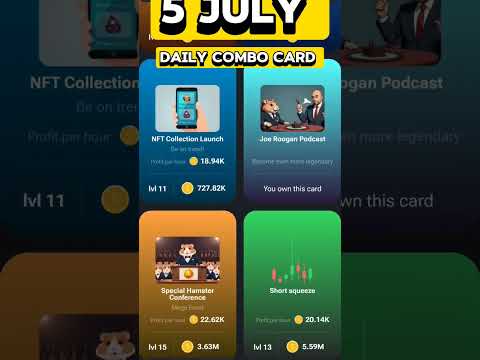 hamster combat daily combo card today 5 july 5 million coins