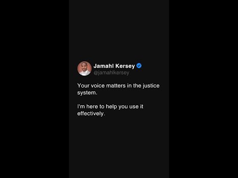 Your Voice Matters in Justice