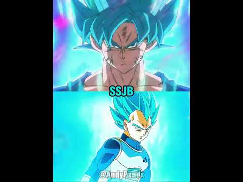 Goku vs Vegeta (All Forms)