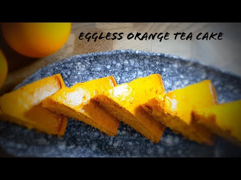 Orange Pound Cake | Tea Time Orange Cake Eggless | Tea Cake | Soft Cake